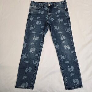 Armani Exchange A|X J61 Super Skinny Capri Floral Print Jeans Size 28 Casualchic